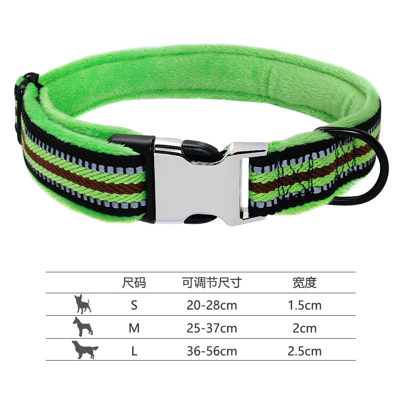 Reflective Dog Collar with Engraving for Pets