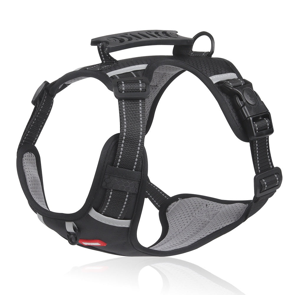 Reflective Vest-Style Pet Hand Holding Rope Harness