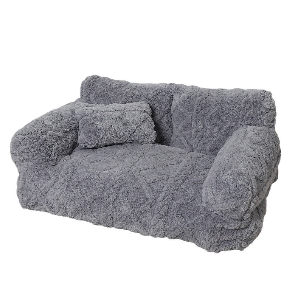 Pet Sofa Bed with Warming Feature, Removable & Washable
