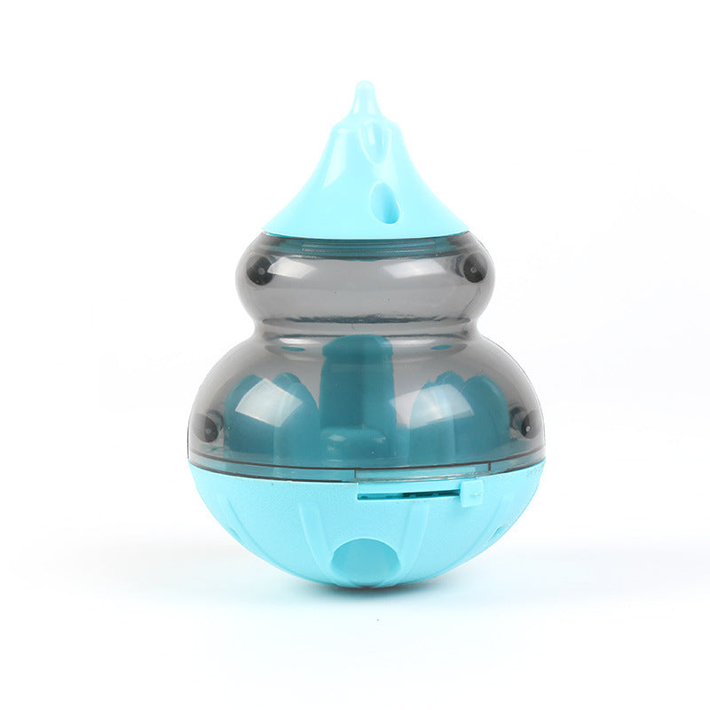 Gourd-Shaped Dog Food Leaking Ball Educational Toy