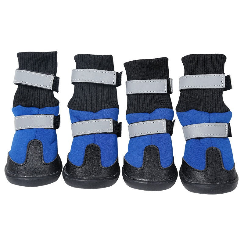 Wear-Resistant Snow Boots for Medium & Large Dogs