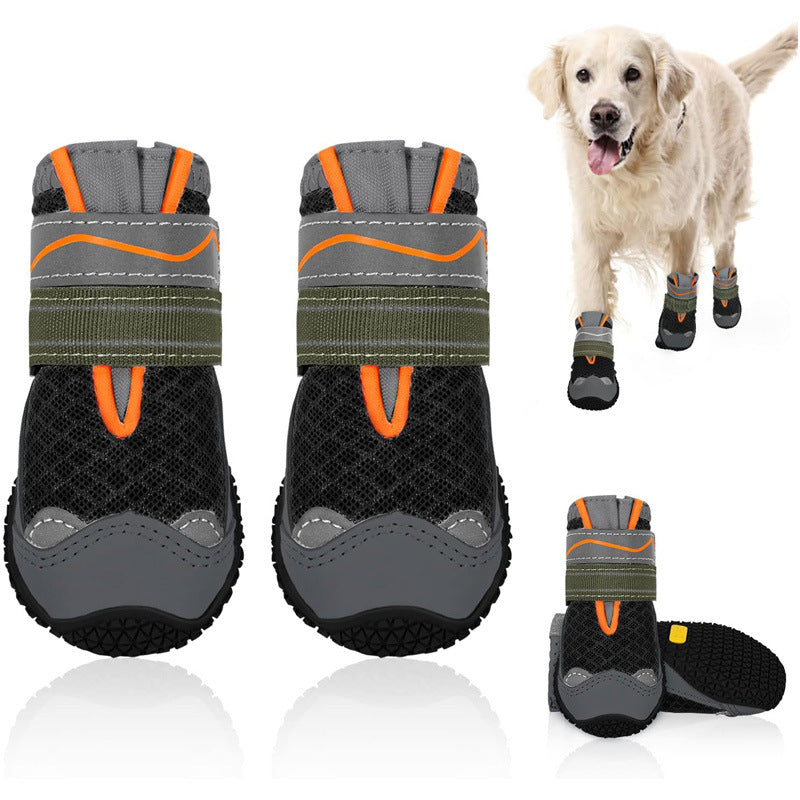 Breathable Dog Shoes for All Seasons - Golden Retriever & German Shepherd
