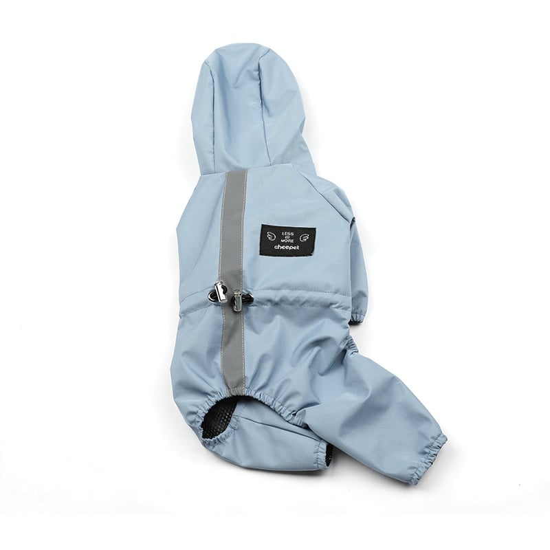 All-Inclusive Waterproof Hooded Raincoat for Dogs