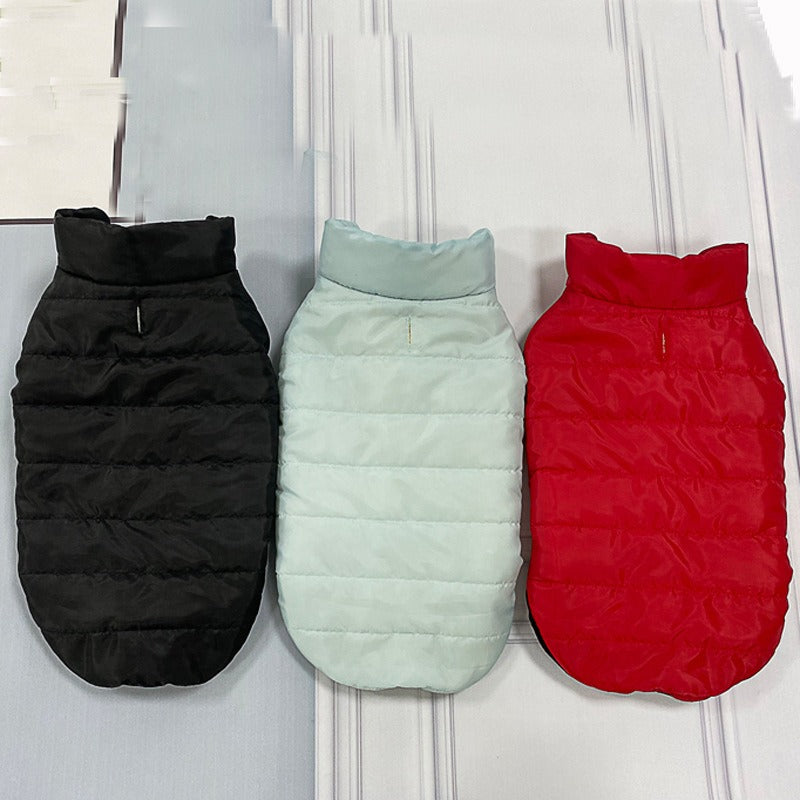 Fleece-Lined Waterproof Dog Winter Vest