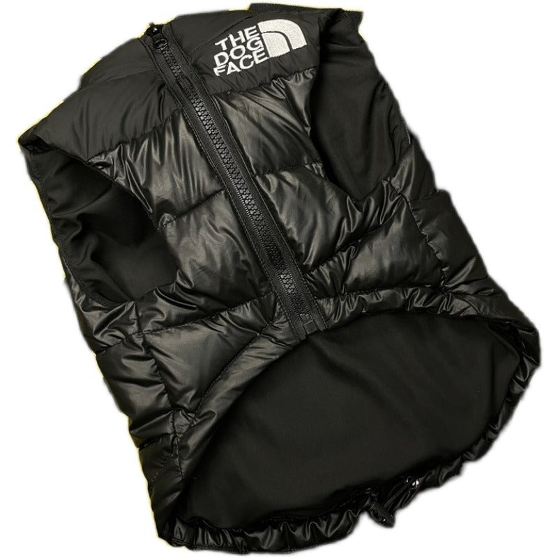 Pet Black Down Jacket Sleeveless Vest