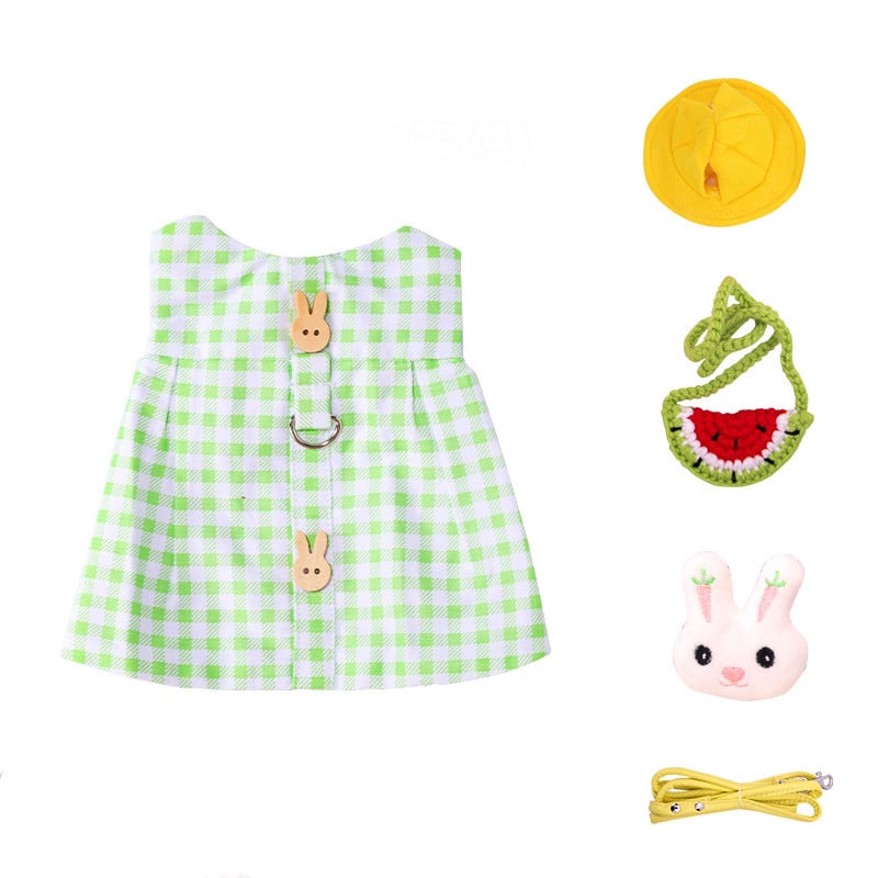 Summer Bunny Dress for Pets - Princess Style