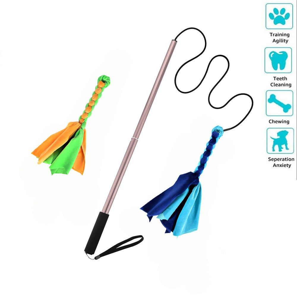 Retractable Dog Walker Toy Stick