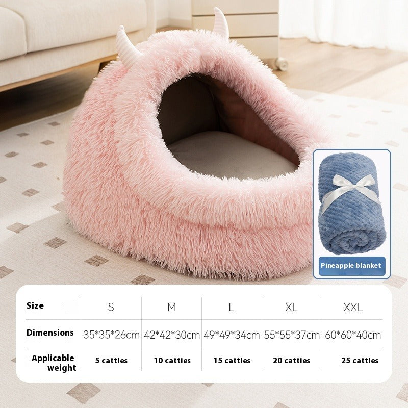 Dog Plush Warm Bed