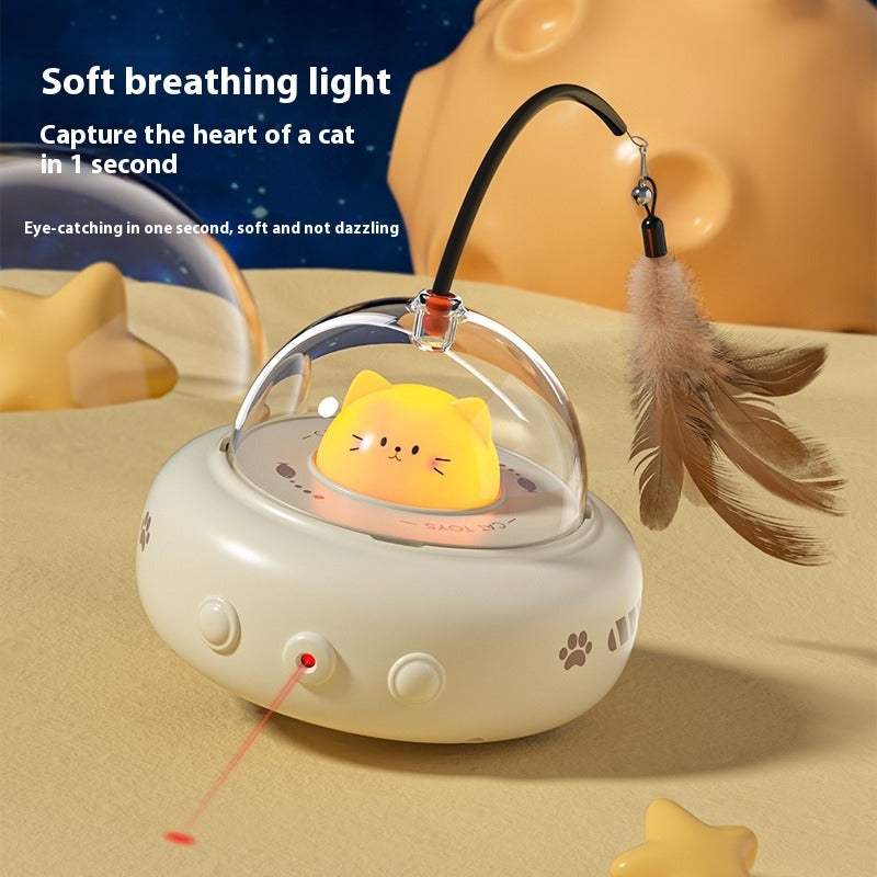 Smart Electric UFO Cat Teaser Toy