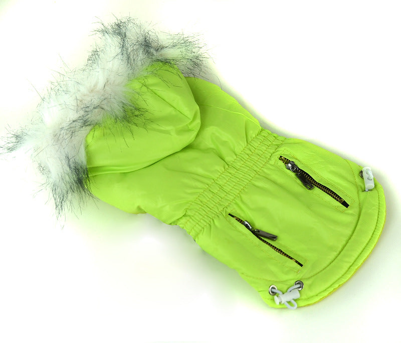 Zippered Cotton Padded Clothing for Pets