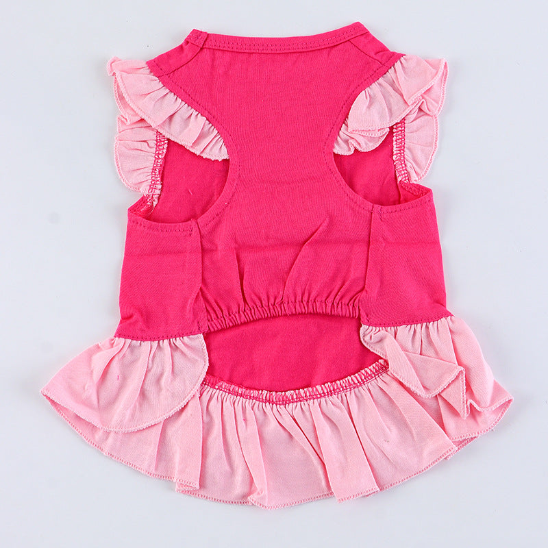 Summer Cotton Dress Set for Cats and Dogs (Small Breeds)