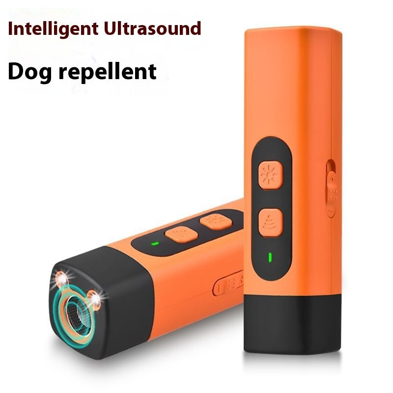Ultrasonic Dog Repeller with LED Flashlight