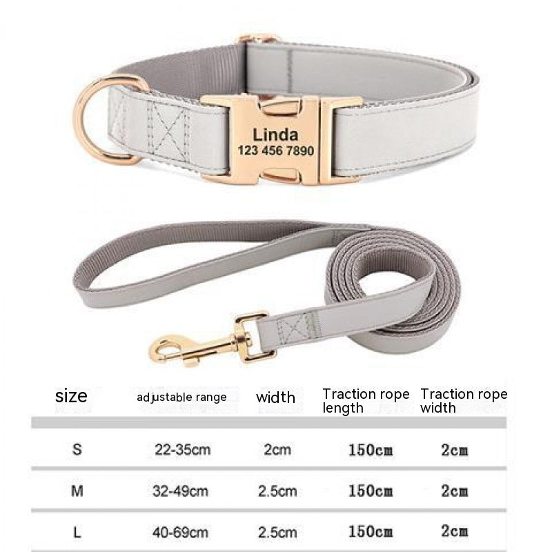 Gold Anti-Loss Dog Tag for Pets