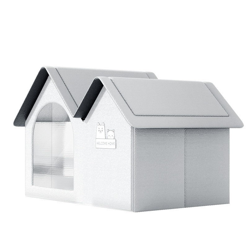 Cat Cooling House with Ice Mat for Summer