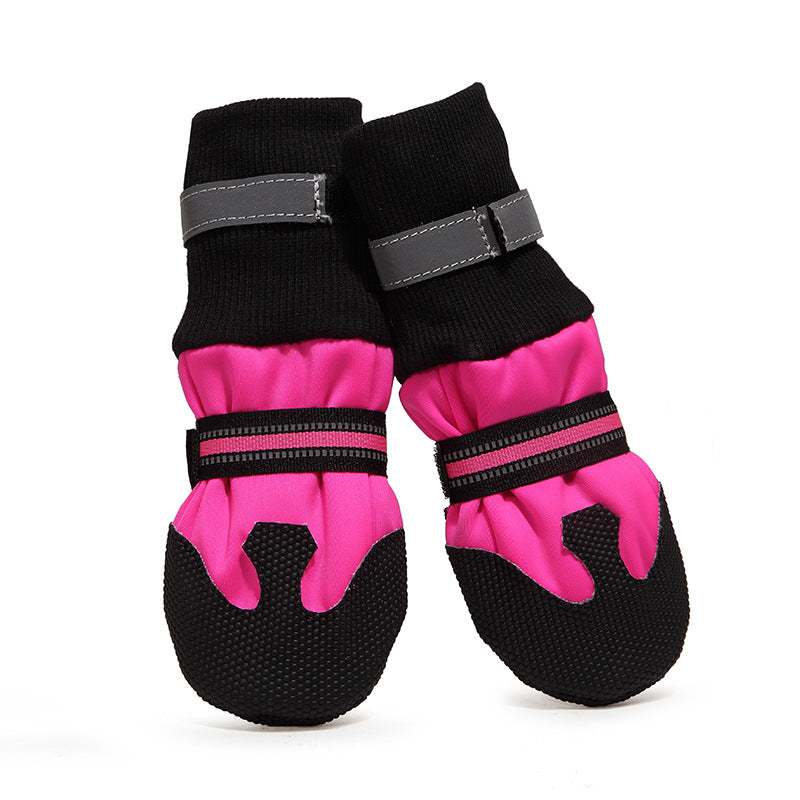 Large Dog Winter Walking Shoes with Non-Slip Sole
