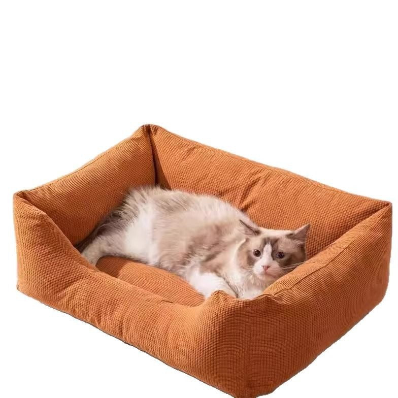 Scratch Resistant Removable Washable Pet Bed