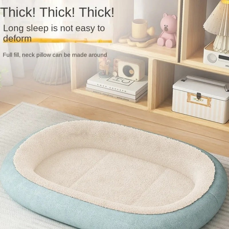 Winter Plush Pet Kennel Bed