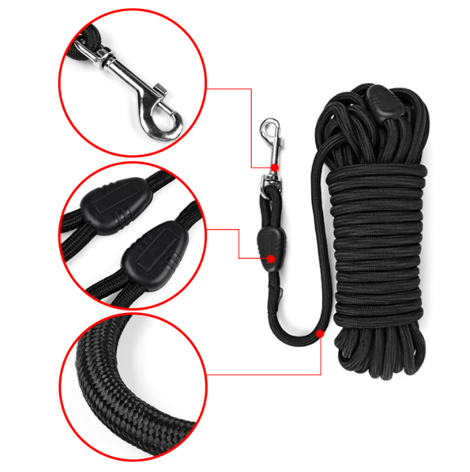 Round Tracking Rope, Dog Training Long Leash
