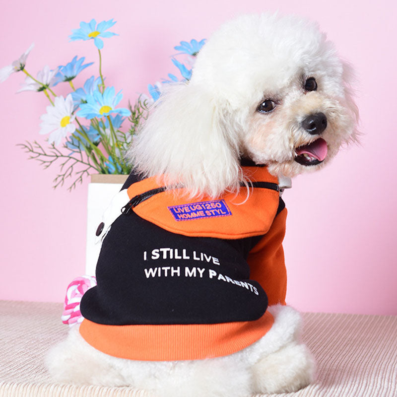 Detachable School Bag Sweater for Small Dogs