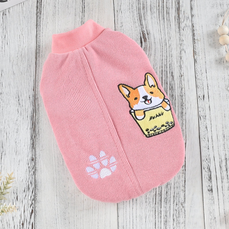 Winter Padded Dog Coat for Corgis and Puppies