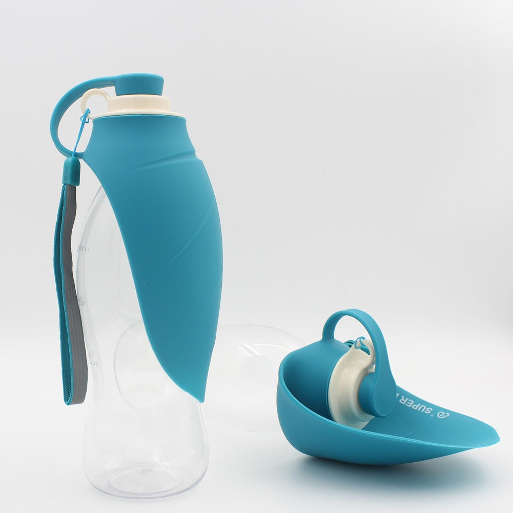 Portable Pet Water Dispenser with Bowl