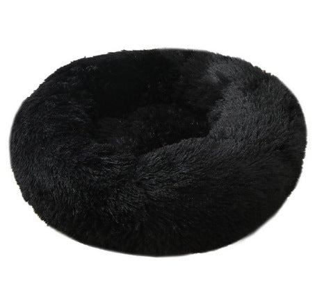 Deep Sleep Round Plush Pet Bed for Dogs and Cats