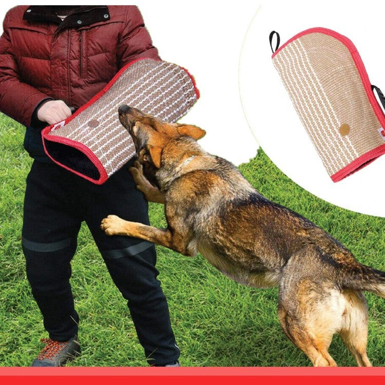 Coarse Linen Bite Sleeve Protector for Dogs