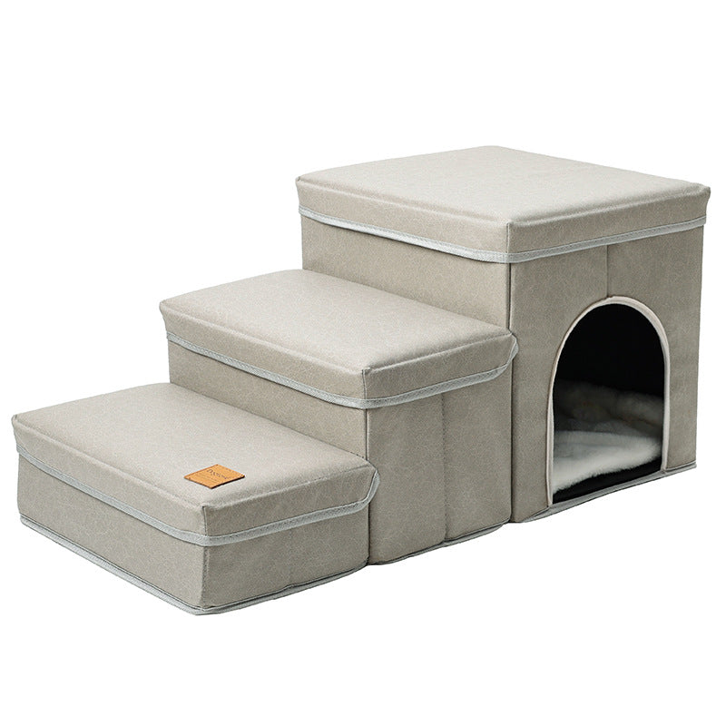 Foldable Pet Stairs for Cats and Dogs - Space Saving
