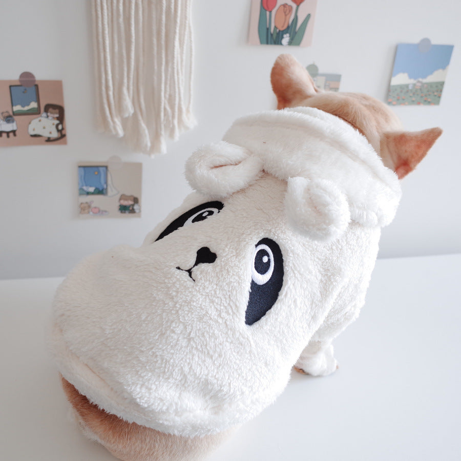 Embroidered Cartoon Hooded Vest for Pets