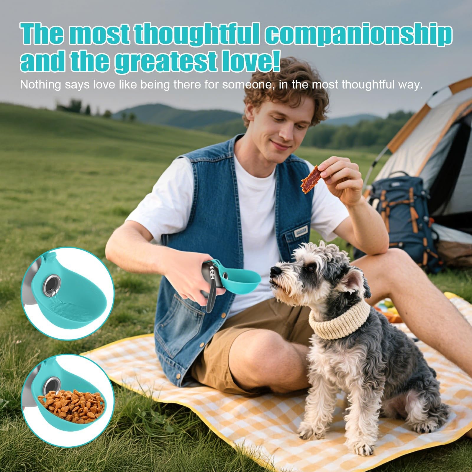 Portable Stainless Steel Dog Water Bottle