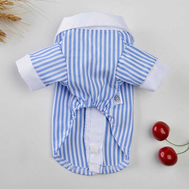 British Style Pet Clothing for Dogs - Breathable Spring/Summer