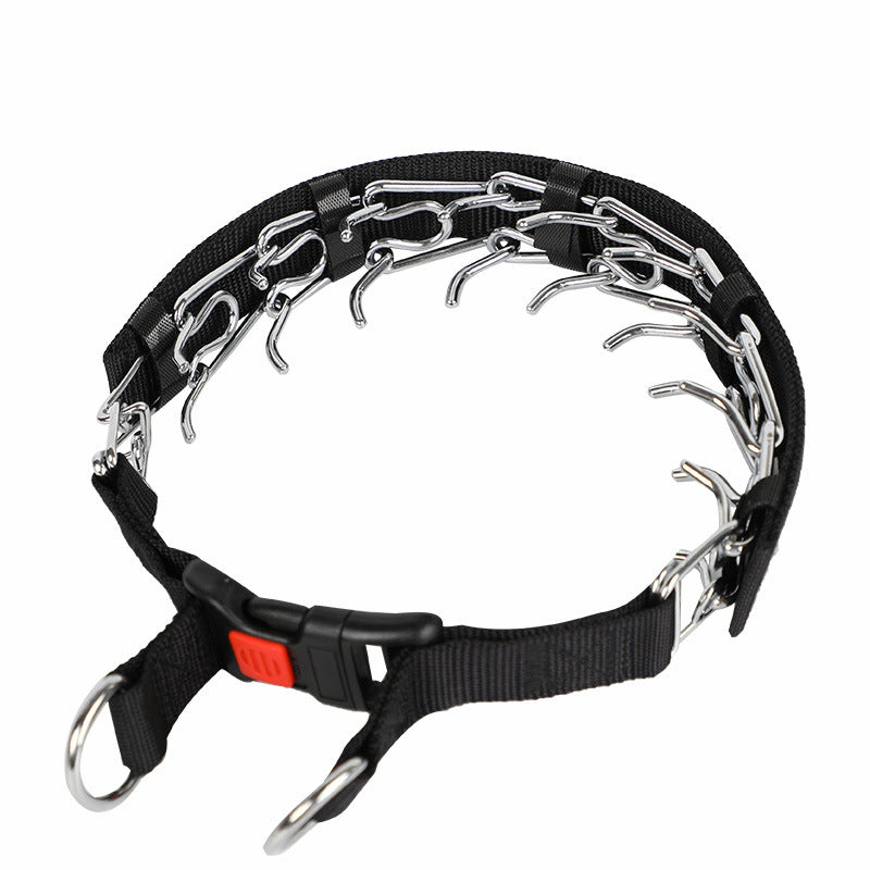 Removable Locking Dog Training Collar with Velcro