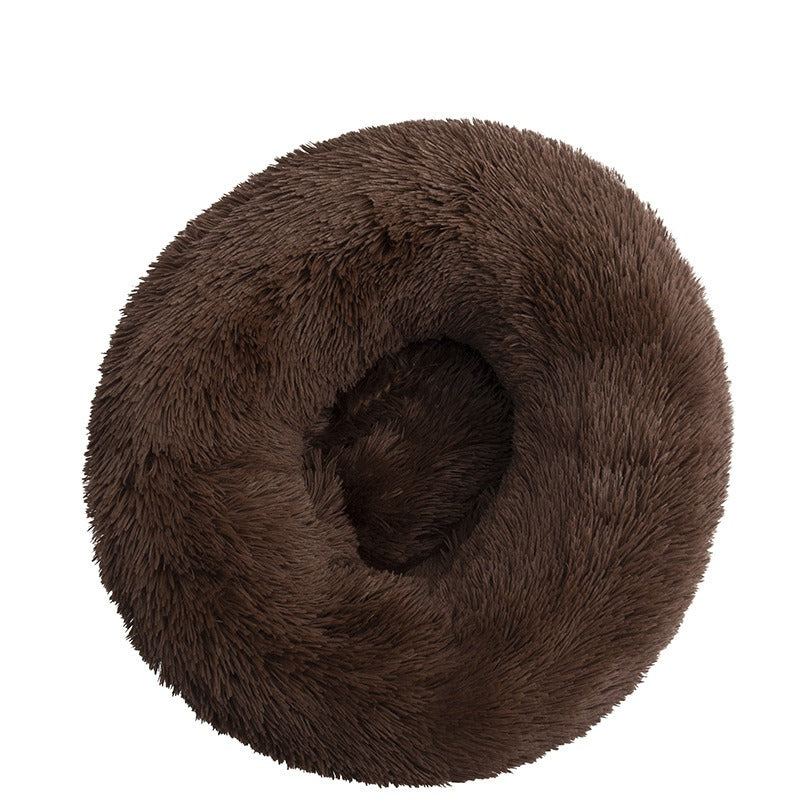 Warm Plush Pet Round Bed