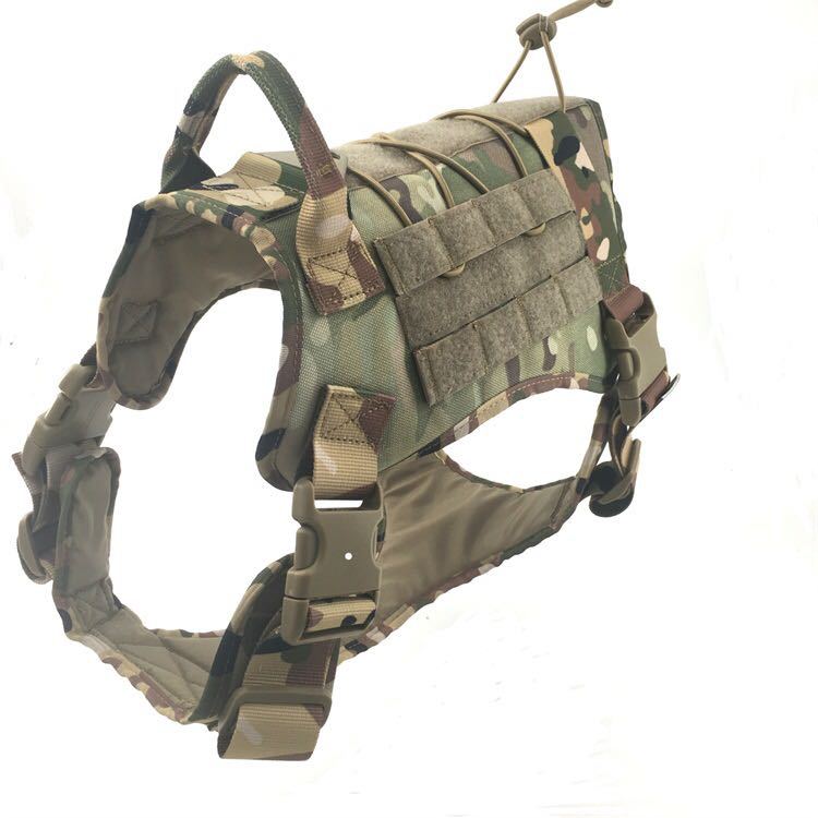 Tactical Camouflage Dog Vest for Outdoor Activities