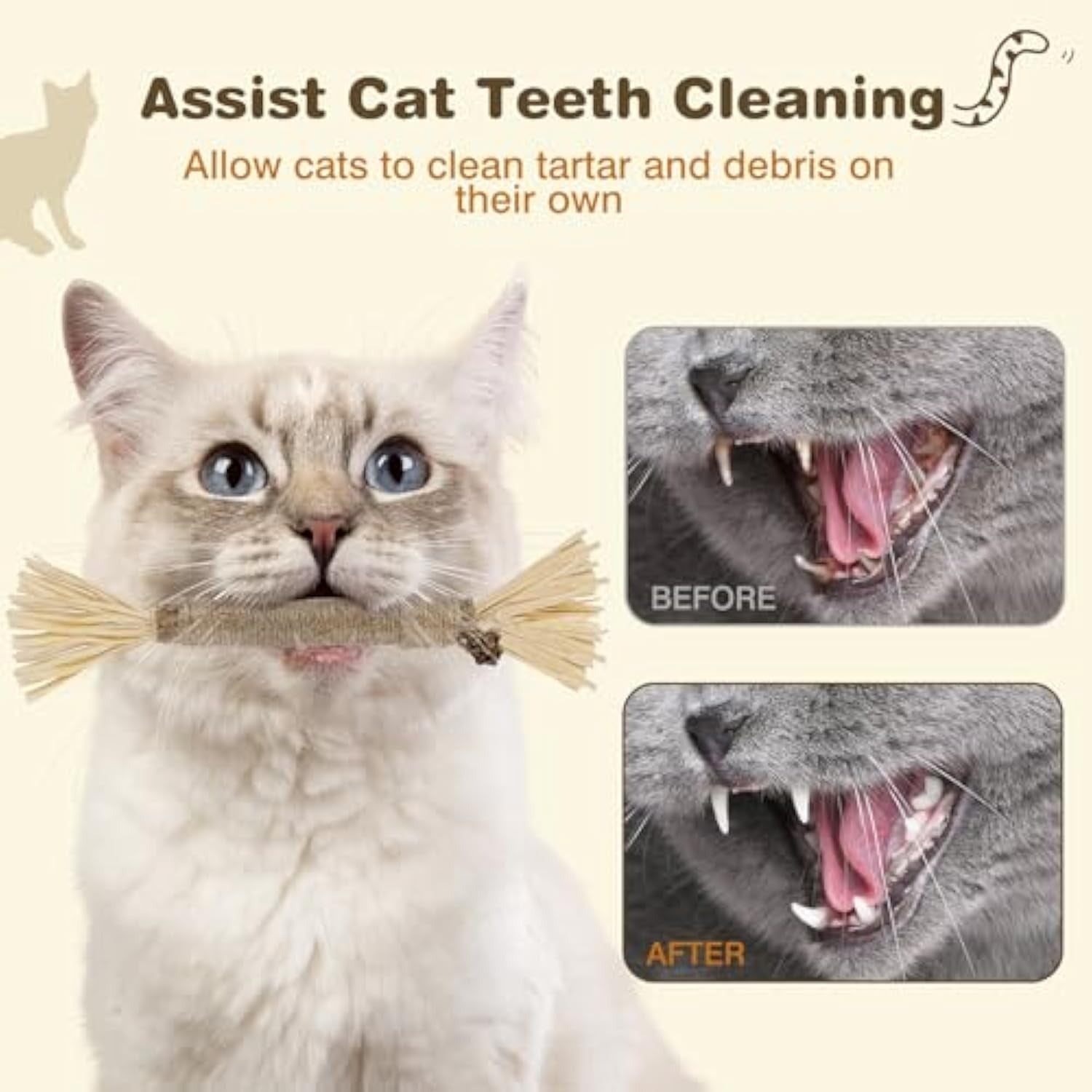 Silvervine Cat Chew Sticks (3-Pack) for Dental Care