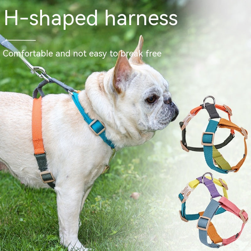 Fresh Six-Color H-Shaped PET Chest-Back