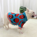 Strawberry Cartoon Sweater for Short Fat Dogs