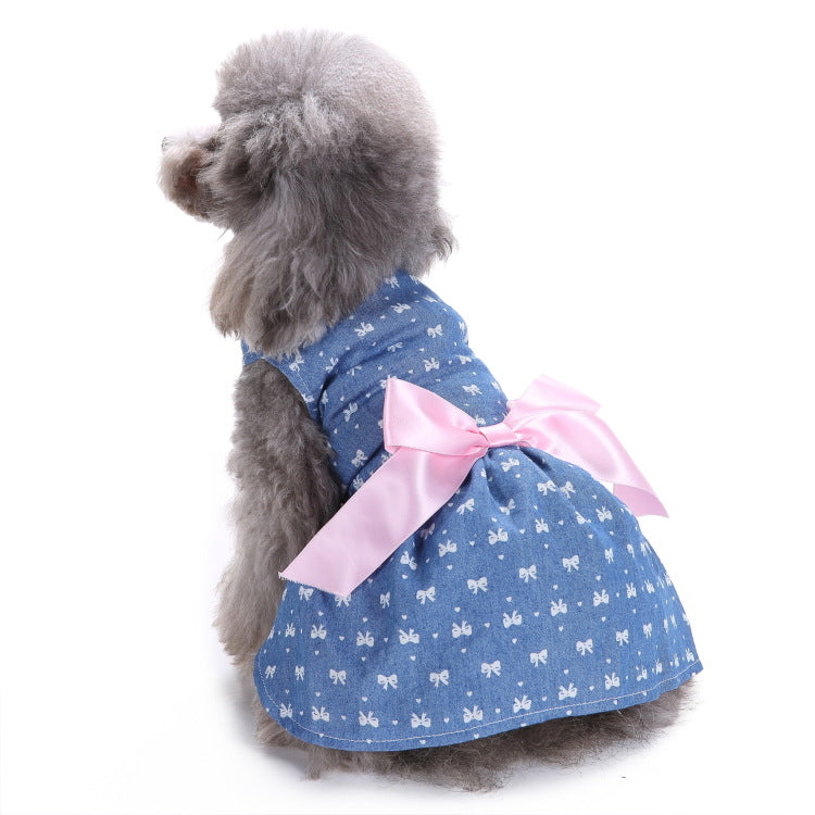 Polka Dot Pet Summer Dress - Watermelon & Strawberry