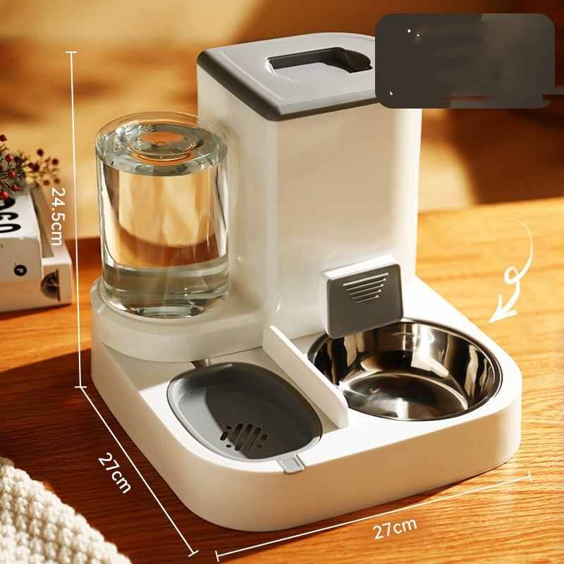 Large Capacity Pet Water Dispenser with Wet and Dry Separation