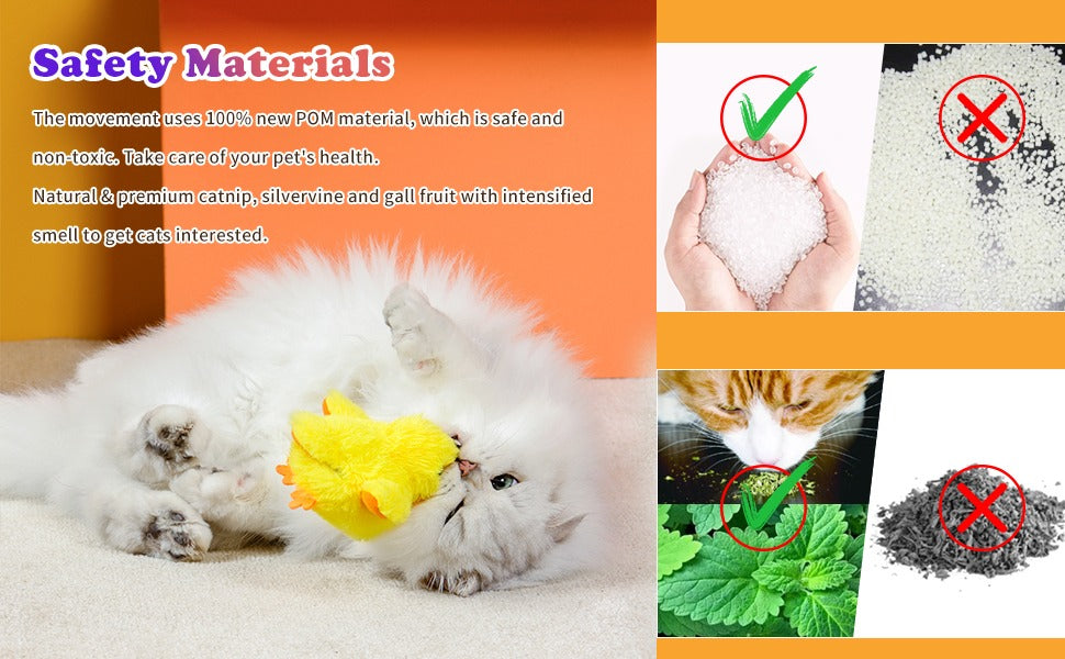 Catnip Duck Toy