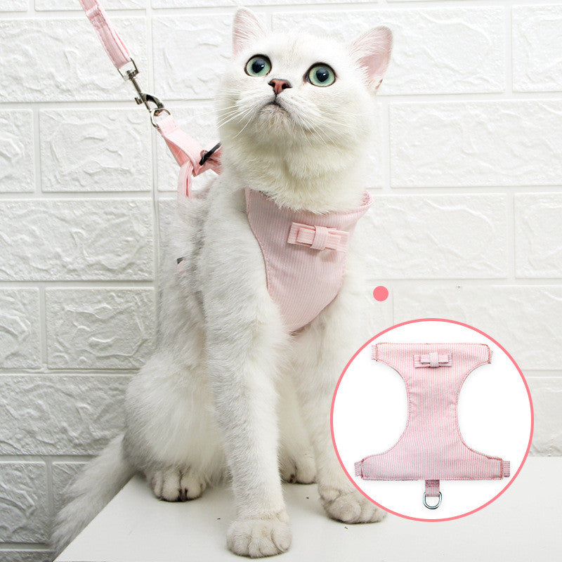 Japanese Style Cat Harness and Leash Set for Cats