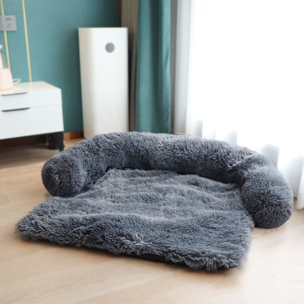Removable Plush Pet Bed Mat