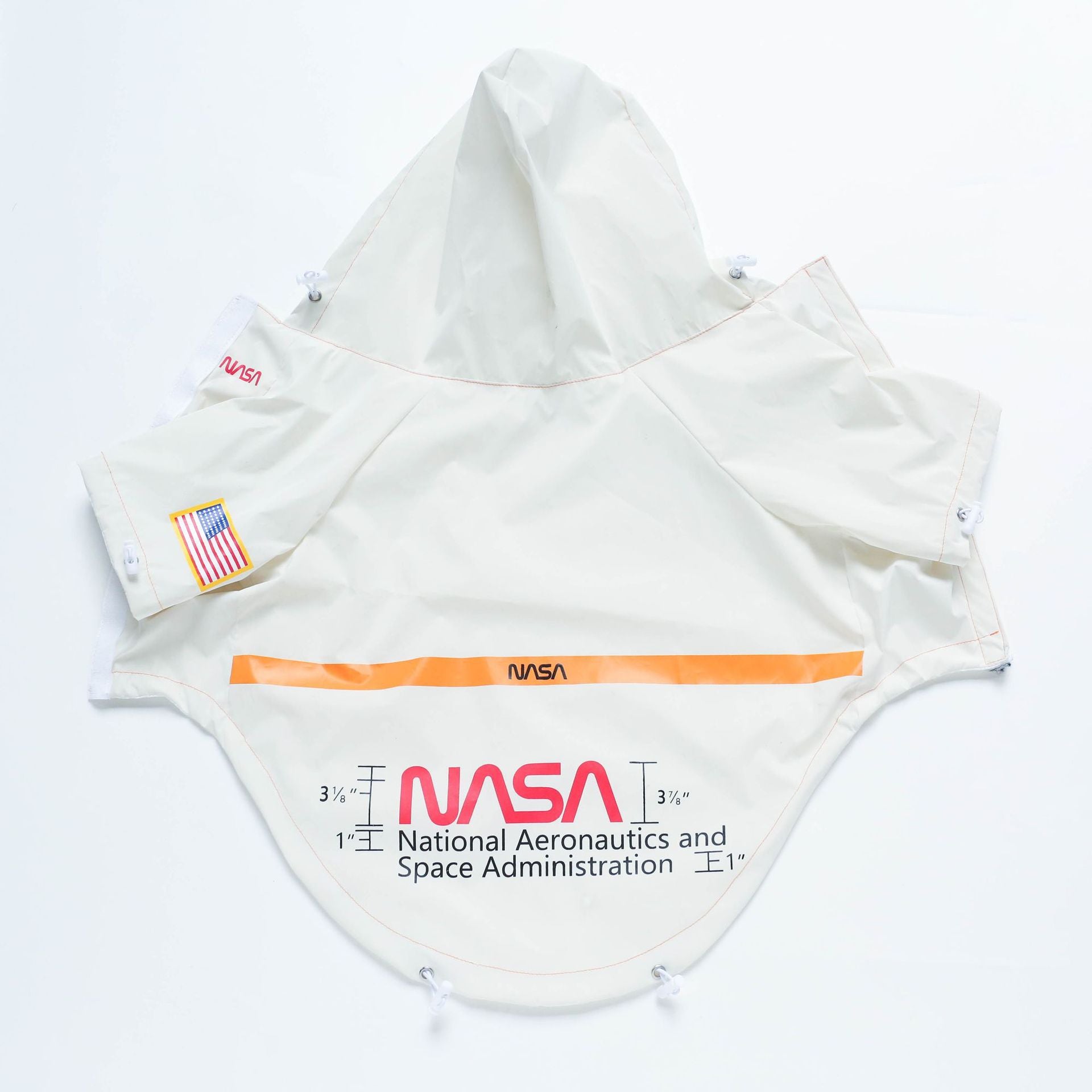 NASA Reflective Raincoat for Large Dogs (Pet Apparel)