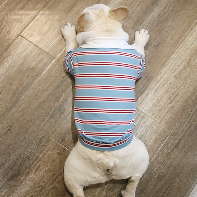 Summer Polo Pet Clothes for Big Dogs and Corgis