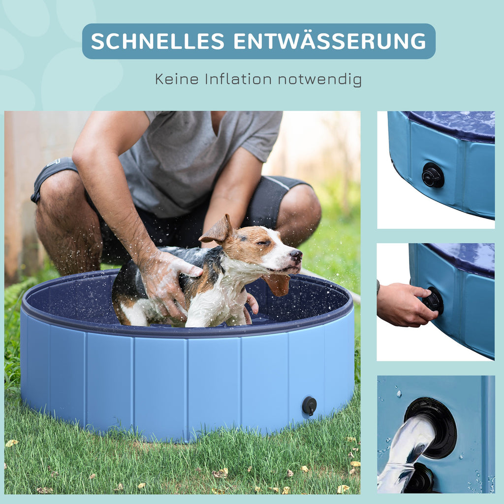 Foldable Dog Pool Pet Swimming Tub
