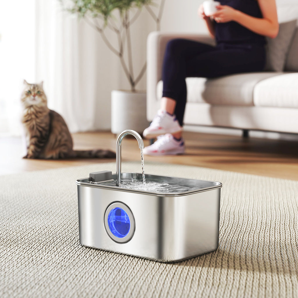 Stainless Steel Cat Water Fountain