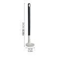 360° Flexible Silicone Toilet Brush with Long Handle
