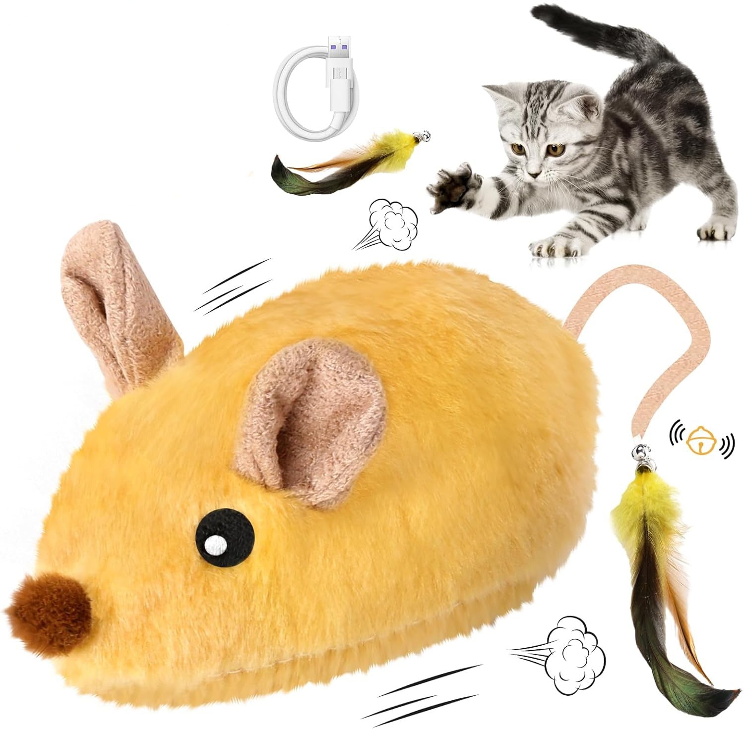 LED Cat Mouse Toy