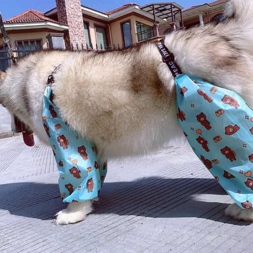 Adjustable Raincoat for Four-Legged Dogs