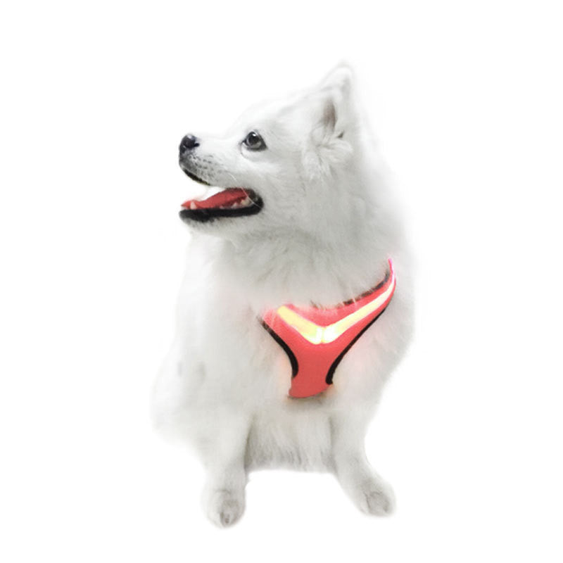 LED Dog Vest Harness with USB Charging